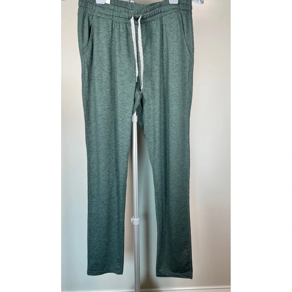 Members Mark Mens Favorite Soft Slim Pant Kelp Heather Green Medium Jogger NWT - Picture 1 of 9